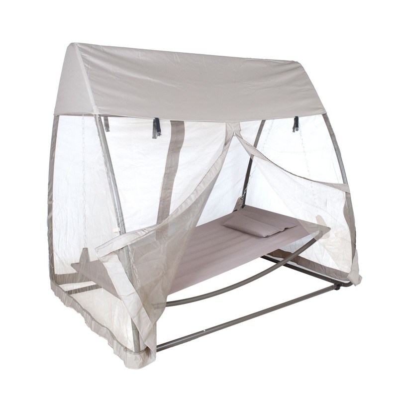 Rippkiik SUNDAY varikatusega 215x155xH197cm, taupe