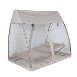 Rippkiik SUNDAY varikatusega 215x155xH197cm, taupe