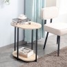 Side table HANNES 52x35xH54cm, rustic melamine