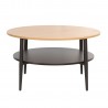 Coffee table HECTOR 80x80xH45cm, ash black