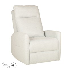 Tugitool KATY elektriline recliner massaažifunktsiooniga 78x97xH100cm, sinakasvalge