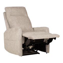 Recliner armchair KATY with electric mechanism and massage function, grey