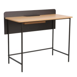 Desk HARPER 100x49,5xH85cm, ash black