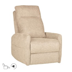 Tugitool KATY elektriline recliner massaažifunktsiooniga 78x97xH100cm, beež