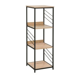 Riiul DIMITRA 40x40xH124cm, rustik must