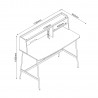 Kirjutuslaud LESTER 115x55xH106cm