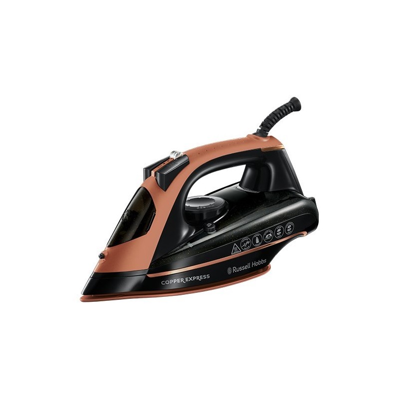 Russell Hobbs Copper Express Dry & Steam iron 2600 W Black, Copper