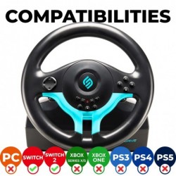 Subsonic Superdrive SV 250-S Driving Wheel Blue Edition