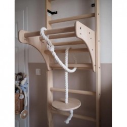 Wooden swing for Swedish Ladder