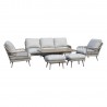 Garden furniture set MARENDA 6-parts, grey beige