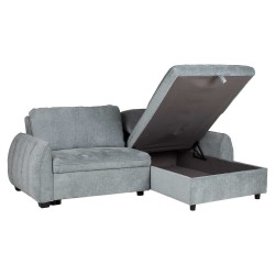 Nurgadiivanvoodi CLOUD 226x95 160x88cm, sinakasroheline