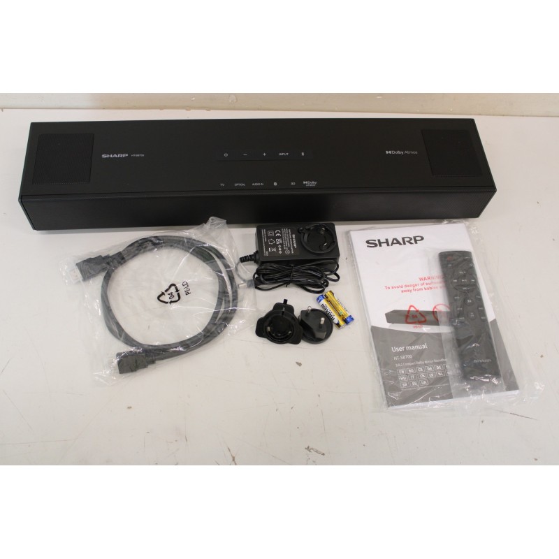 SALE OUT. Sharp HT-SB700 2.0.2 Compact Dolby Atmos Soundbar Sharp 2.0.2 Compact Dolby Atmos Soundbar HT-SB700 140