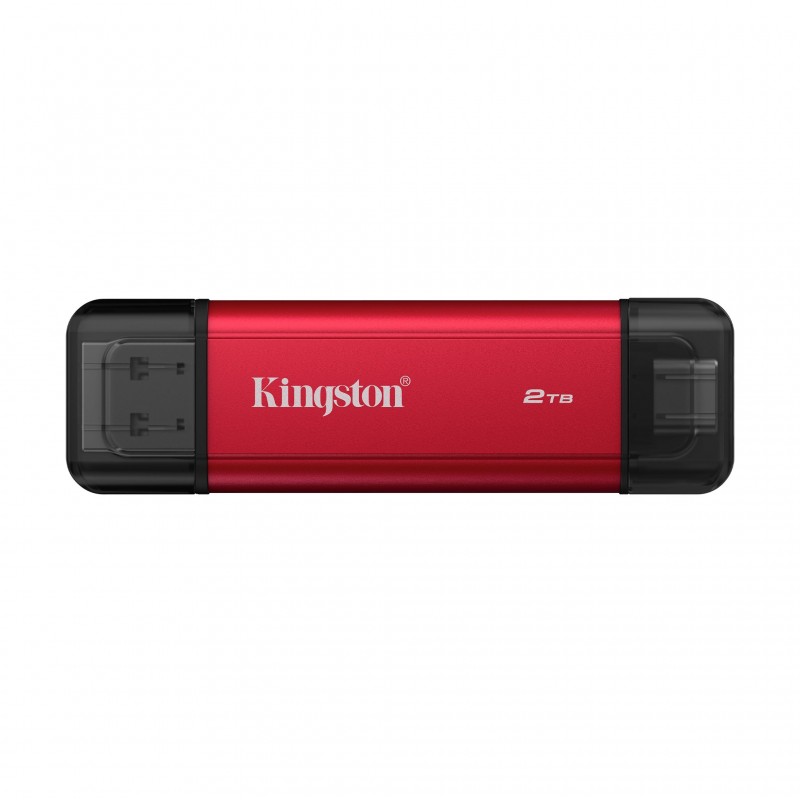 Kingston Dual Portable Solid-State Drive, USB Type-A and Type-C 2000 GB Solid-state drive interface USB 3.2 Gen 2 |