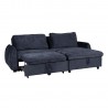 Corner sofa bed CLOUD blue