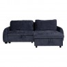 Corner sofa bed CLOUD blue