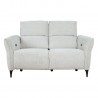 Recliner sofa MIAMI 2-seater with electric mechanism, light beige