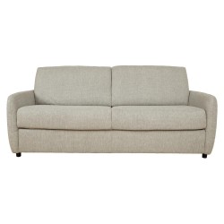 Sofa bed BRANDON 3-seater, light beige