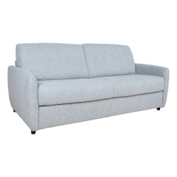 Sofa bed BRANDON 3-seater, bluish-gray
