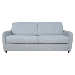 Sofa bed BRANDON 3-seater, bluish-gray