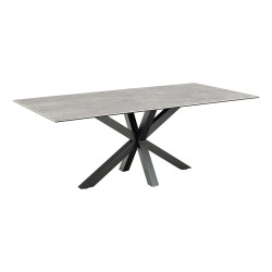 Dining table HEAVEN 200x100xH75,5cm, grey