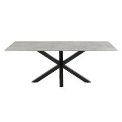 Dining table HEAVEN 200x100xH75,5cm, grey