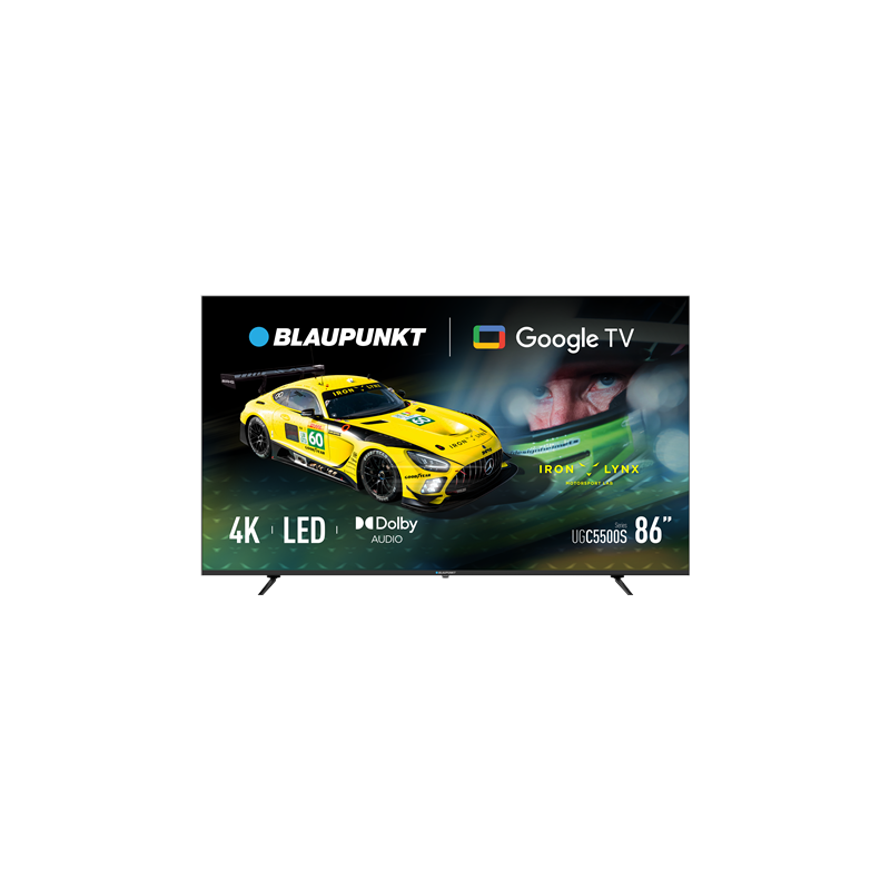 Blaupunkt LED TV 86UGC5500S 86 Smart TV Google TV UHD Black