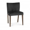 Chair TURIN dark grey dark oak