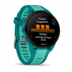 Garmin Forerunner 165 Music 3.05 cm (1.2") AMOLED 43 mm Digital 390 x 390 pixels Touchscreen Turquoise GPS (satellite)