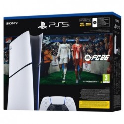 Sony PlayStation 5 Slim Digital+ EA Sports FC 26 Bundle 825 GB Wi-Fi Black, White
