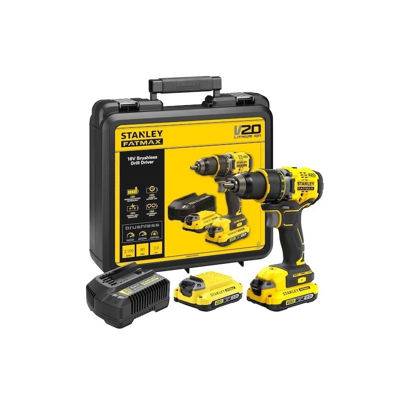 Wiertarko-wkrętarka 18V SFMCD720D2K STANLEY