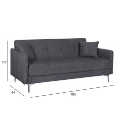 Sofa bed LOGAN grey