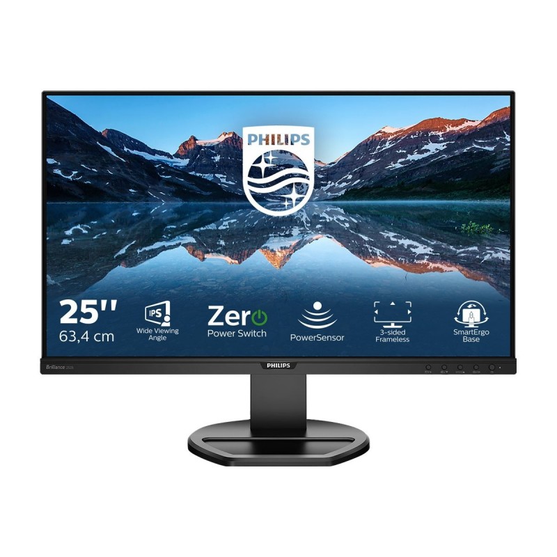 Philips 252B9/00 25 " IPS WUXGA 16:10 60 Hz 5 ms 1920 x 1200 pixels 300 cd/mu00b2 HDMI ports