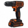 Black & Decker BDCDC18KB-QW drill Keyless Black, Orange