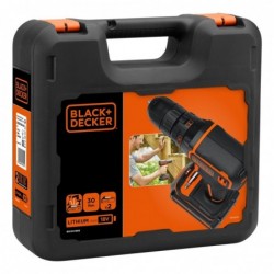 Black & Decker BDCDC18KB-QW drill Keyless Black, Orange