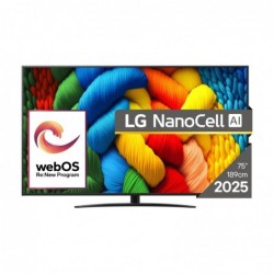 LG NanoCell AI 75NANO81A3A...