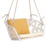 Hanging chair RONDO white