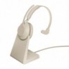 Jabra Evolve2 65 USB-A Beige MS Chrg stand Mono