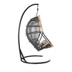 Hanging chair TIGER dark grey