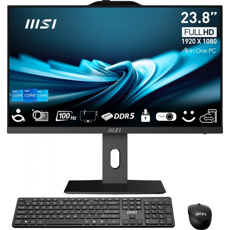 MSI AIO PRO AP242P 14M-682EU i5-14400 23.8" IPS LED FHD Non-Touch Anti-Glare 16GB SSD512GB M.2 AX211 WiFi 6E Windows 11
