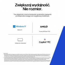 HP ZBook 8 G1ak Copilot+ PC AMD Ryzen AI 7 PRO 350 Mobile workstation 35.6 cm (14") WUXGA 32 GB DDR5-SDRAM 1 TB SSD