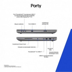 HP ZBook Fury G1i Intel Core Ultra 7 265HX Mobile workstation 45.7 cm (18") WQXGA 32 GB DDR5-SDRAM 1 TB SSD NVIDIA RTX