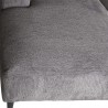 Угловой диван HILDE левый угол 288x92 173xH88см, материал покрытия  ткань, цвет  серый