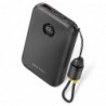 Powerbank Vention 10000mAh 2 x USB-C 1x USB-A z wyświetlaczem 22,5W czarny