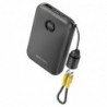 Powerbank Vention 10000mAh 2 x USB-C 1x USB-A z wyświetlaczem 22,5W czarny