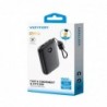 Powerbank Vention 10000mAh 2 x USB-C 1x USB-A z wyświetlaczem 22,5W czarny