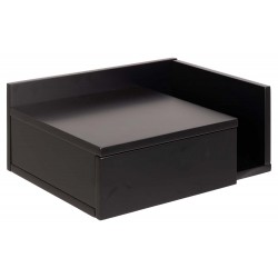Öökapp ASHLAN 40x32xH16,5cm, must