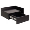Öökapp ASHLAN 40x32xH16,5cm, must