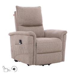 Tugitool GIANNI elektriline lift recliner 85x86xH106cm, beež