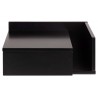 Öökapp ASHLAN 40x32xH16,5cm, must