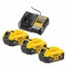 DeWalt DCK429P3T-QW Combo set DCD805 + DCG405 + DCH273 + DCF850, 18 V black, yellow